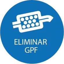 Cuando corresponda, podemos desactivar la funcionalidad del software y el monitoreo del filtro de partículas de gasolina, lo que permite eliminarlo del vehículo.