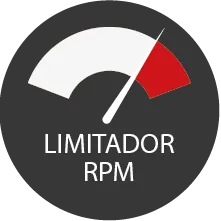Cuando corresponda, podemos aumentar el limitador de RPM, lo que permite una banda de RPM más amplia para el rendimiento. Está disponible tanto en motores de gasolina como diésel.
